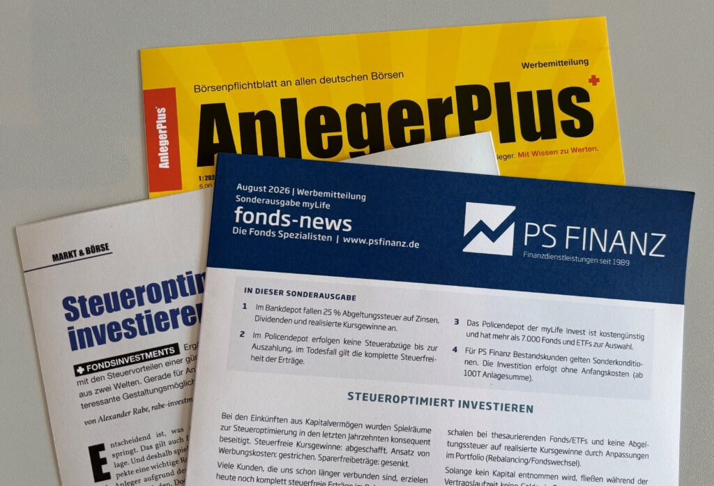 Steueroptimiertes Investieren: myLife Invest